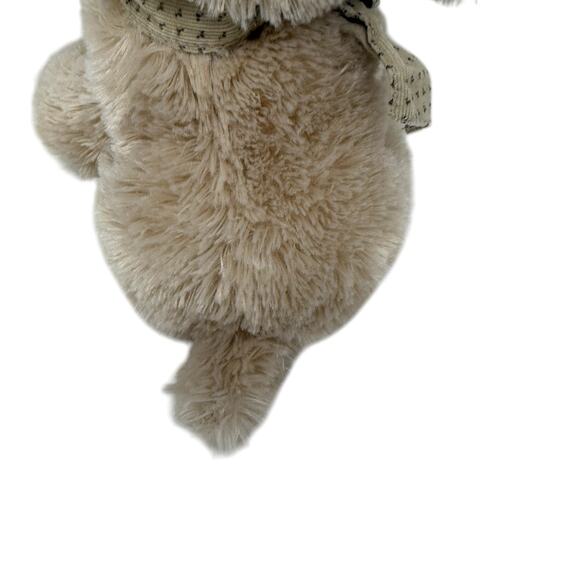 GUND Vintage Puppy Dog Cream Tan Neutral Soft Plush Stuffed Animal Toy 10 Inch - Picture 8 of 10